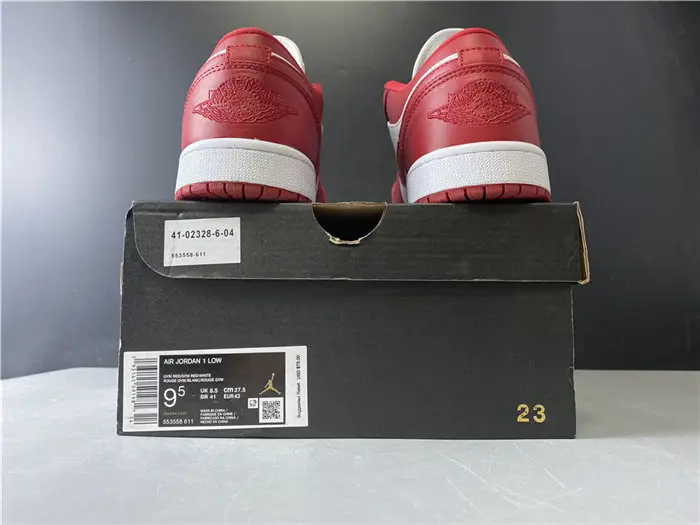 Jordan1 Gym Red White 