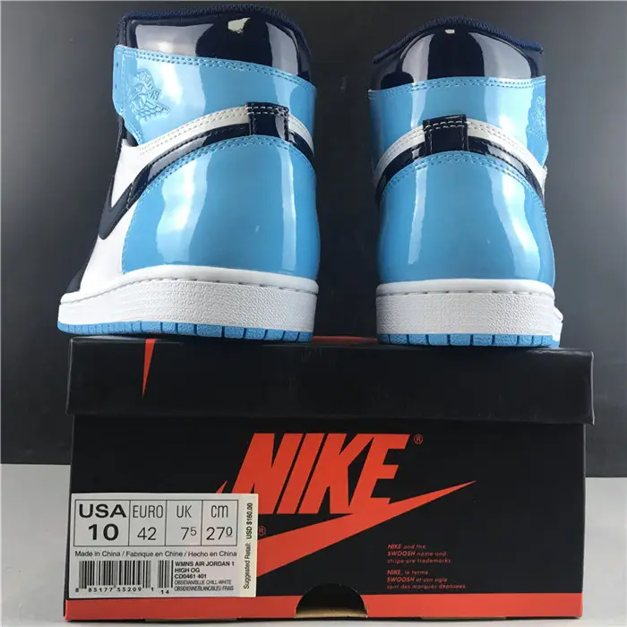 Jordan 1 Retro UNC Patent 