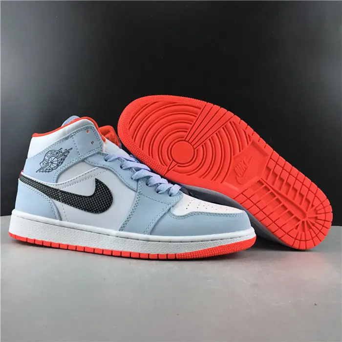Jordan1 white jade black 