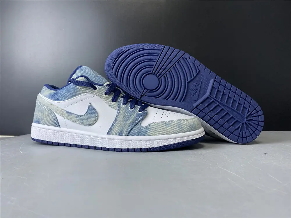 Jordan1 Washed Denim