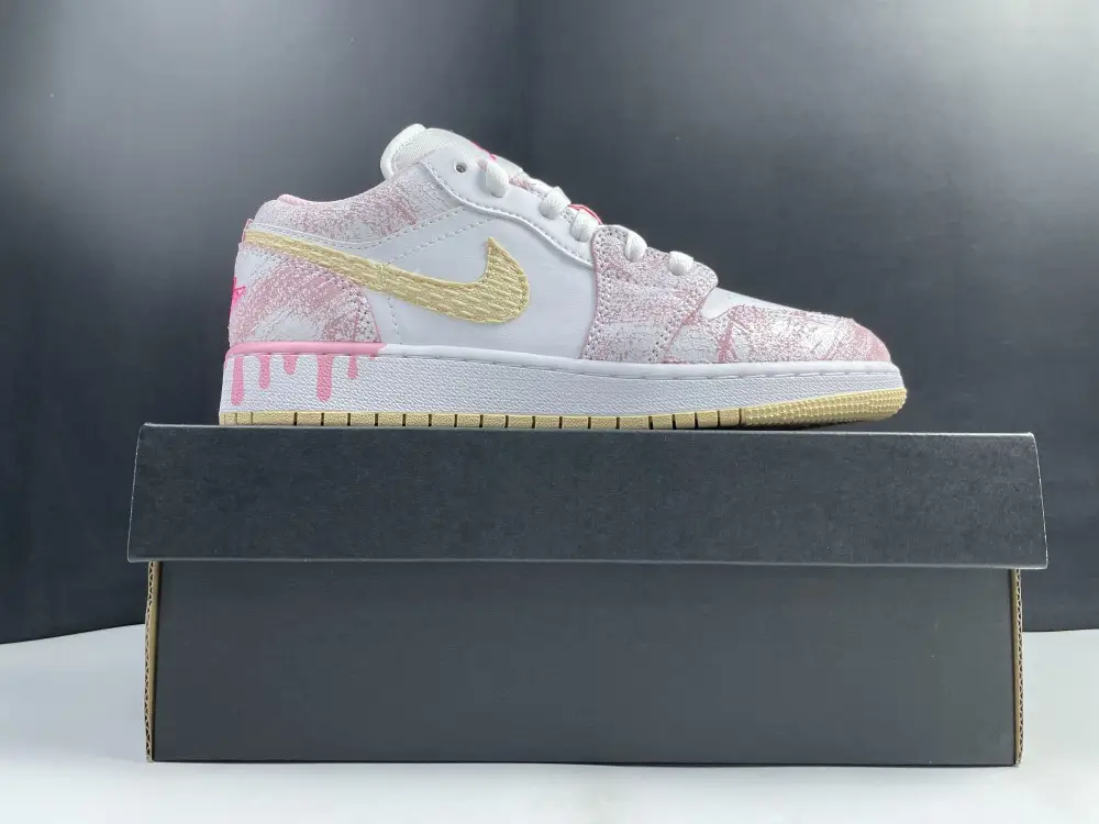 Jordan1 Low Paint Drip 