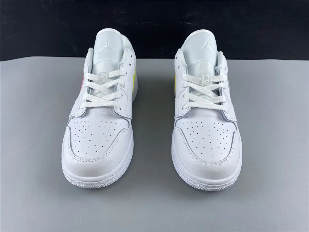 Jordan1 Low White Neon 