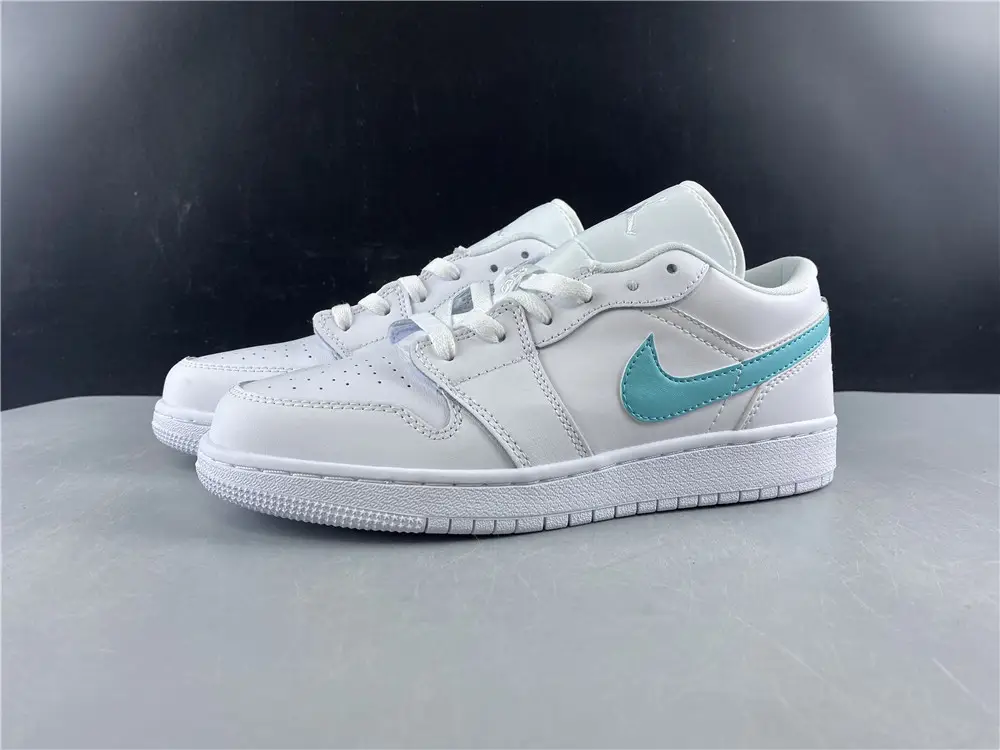 Jordan1 Low White Neon