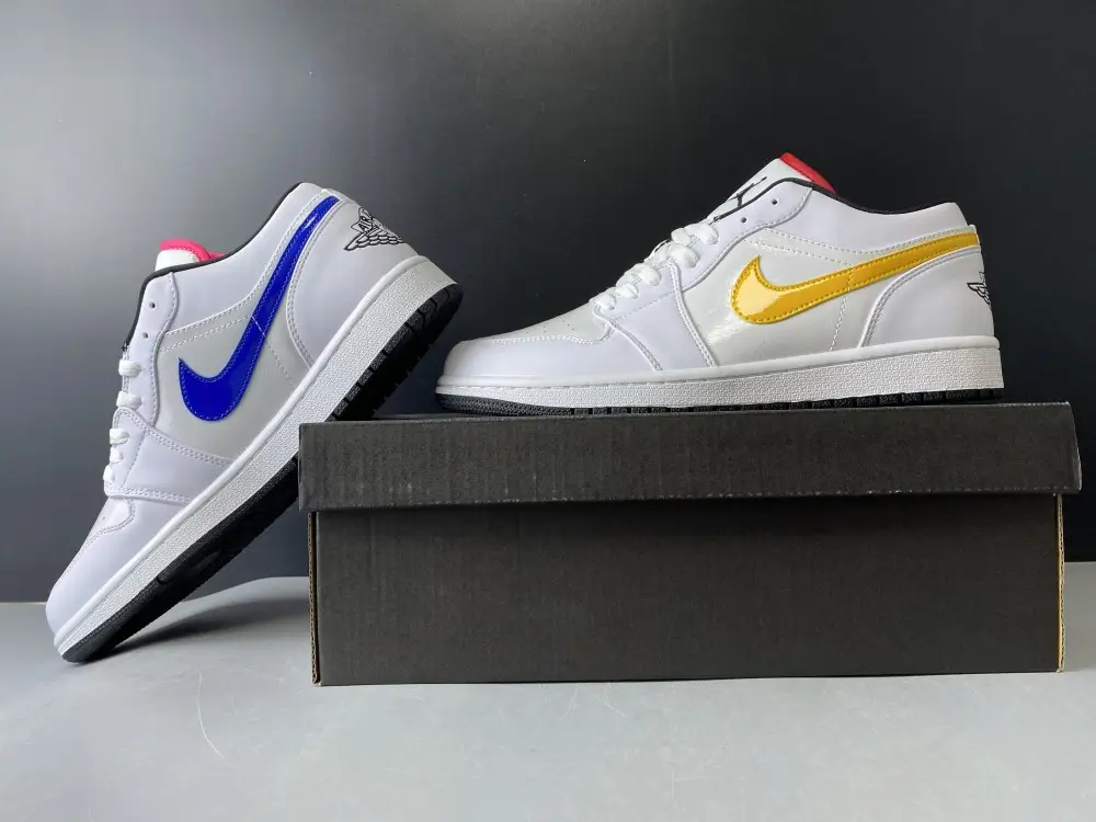 Jordan1 White Multi-Color