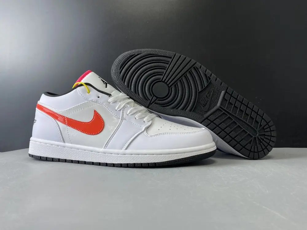 Jordan1 White Multi-Color 