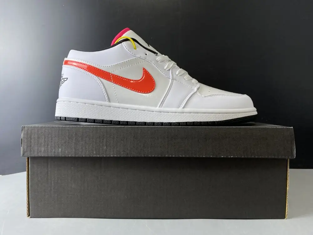 Jordan1 White Multi-Color 