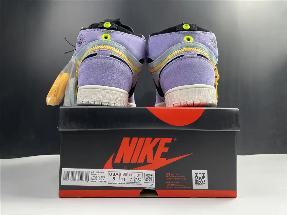 Jordan1 Switch Purple Pulse 