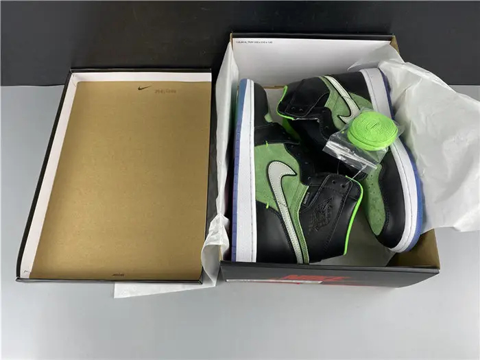 Jordan1 Retro Zoom Zen Green 