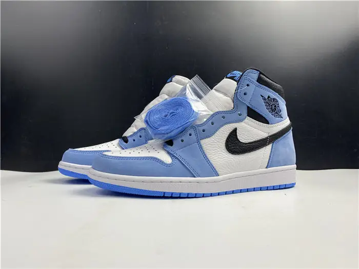 Jordan1 White University Blue Black