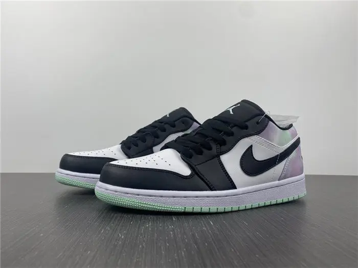 Jordan1 white black rainbow DM1199