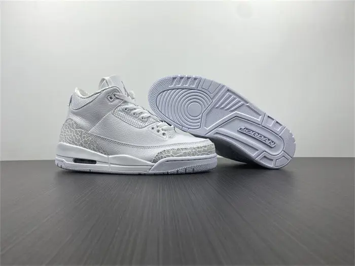 Jordan3 Pure White 