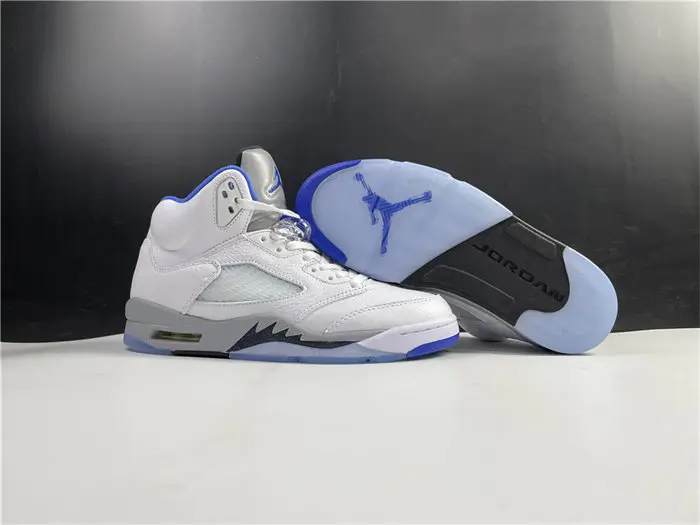 Jordan5 White Stealth 