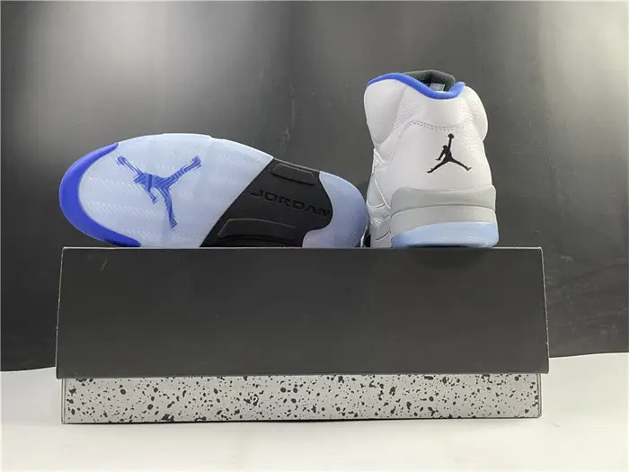 Jordan5 White Stealth 