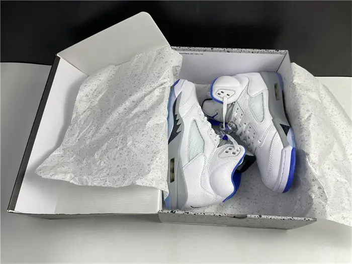 Jordan5 White Stealth 