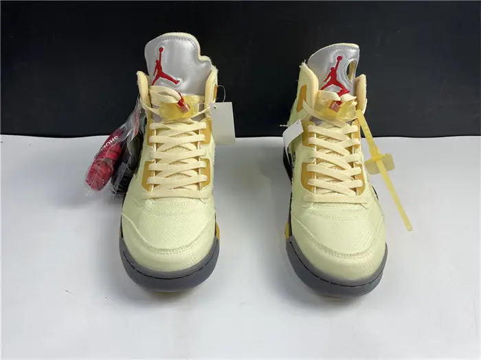 Jordan5 Off-White Sail 