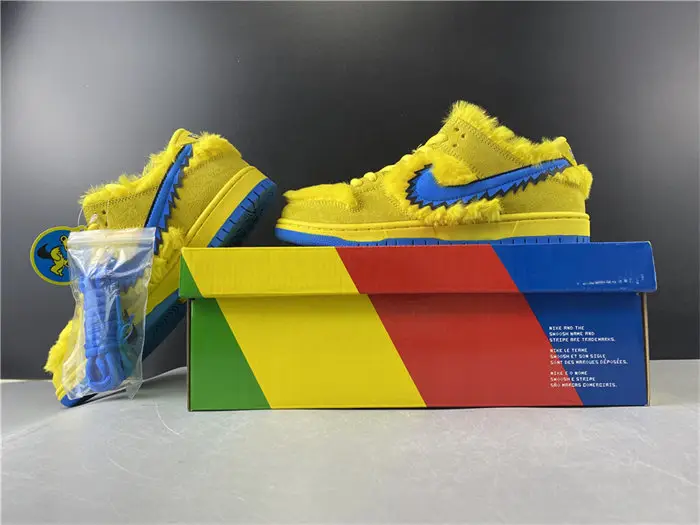 Nike SB Dunk Low Grateful Dead Bears Opti Yellow