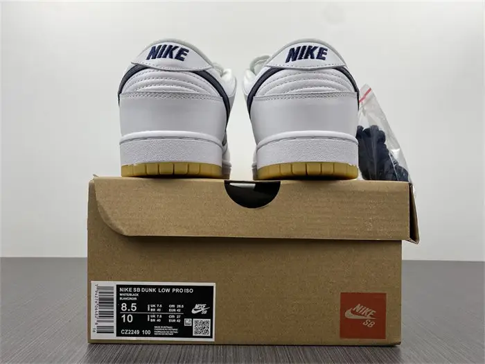 Nike SB Dunk Low Orange Label White Navy 