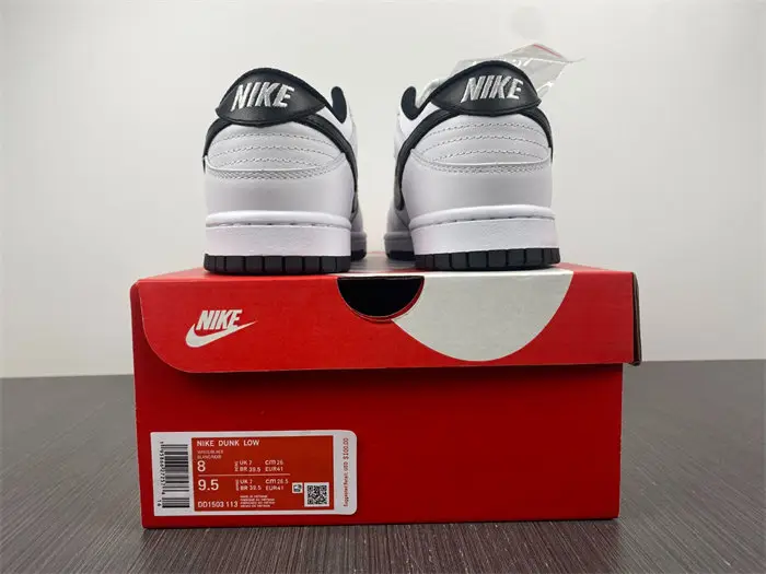Nike Dunk Low White Black 