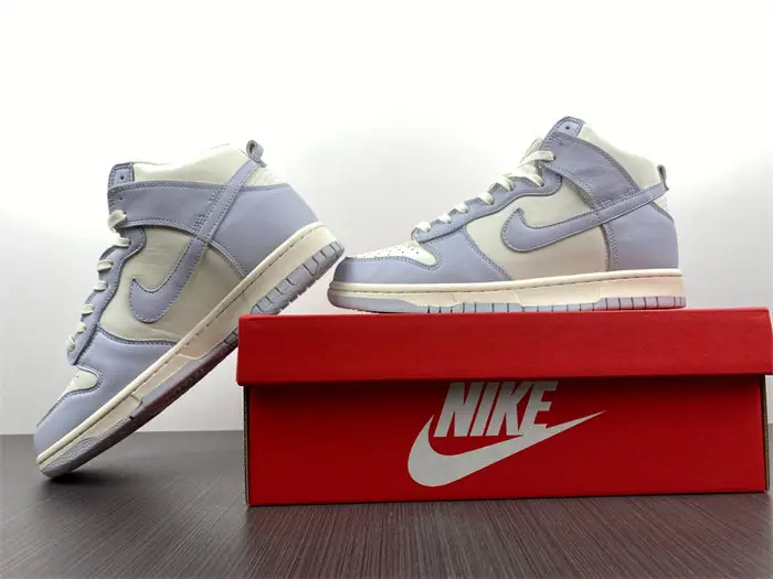 Nike Dunk High Sail Football Grey