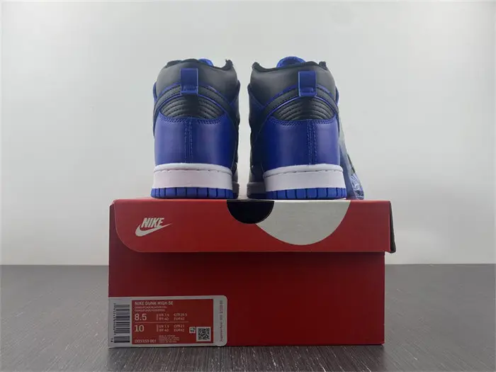 Nike Dunk High SE Camo Black Royal 