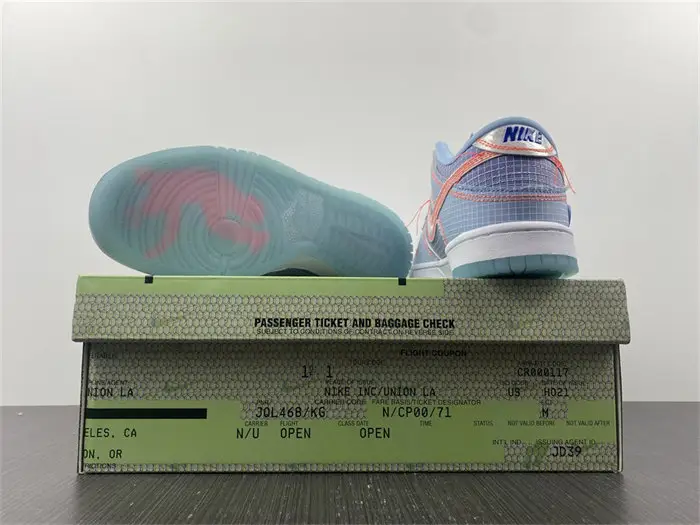 Nike Dunk Low Union Passport Pack Argon 