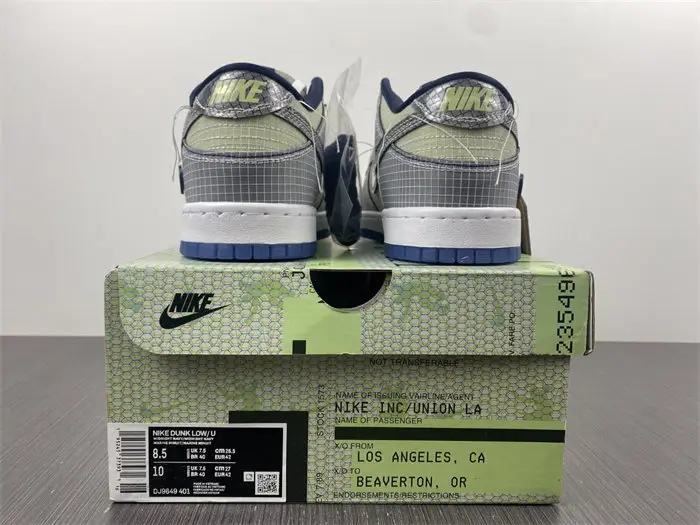 Nike Dunk Low Union Passport Pack Pistachio 