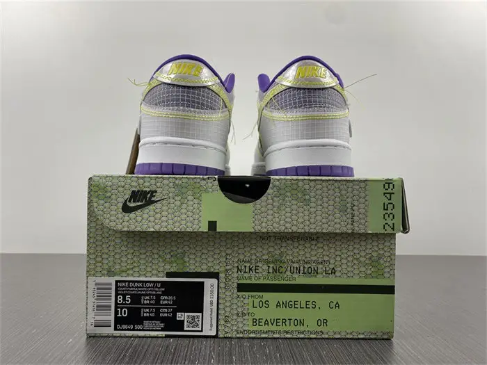 Nike Dunk Low Union Passport Pack Court Purple 