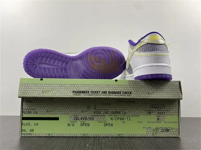 Nike Dunk Low Union Passport Pack Court Purple 
