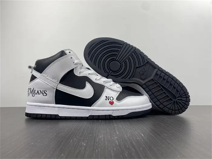 Nike SB Dunk High Supreme By Any Means Black 