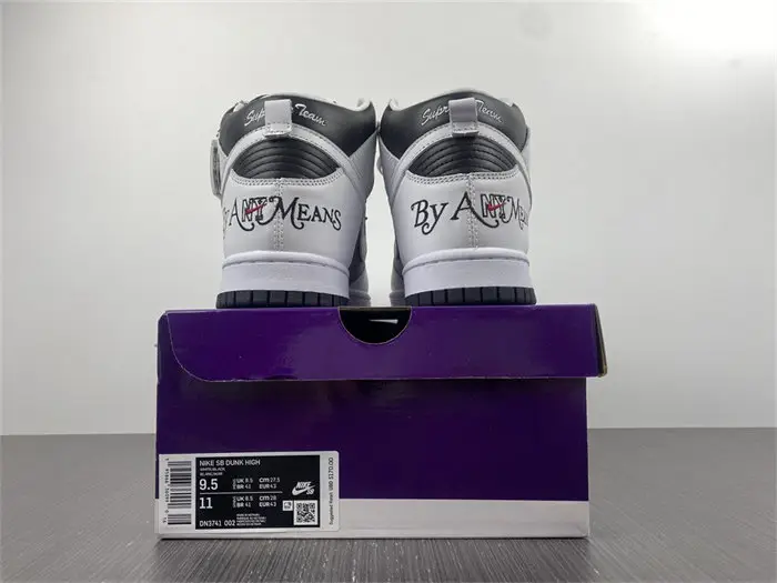 Nike SB Dunk High Supreme By Any Means Black 