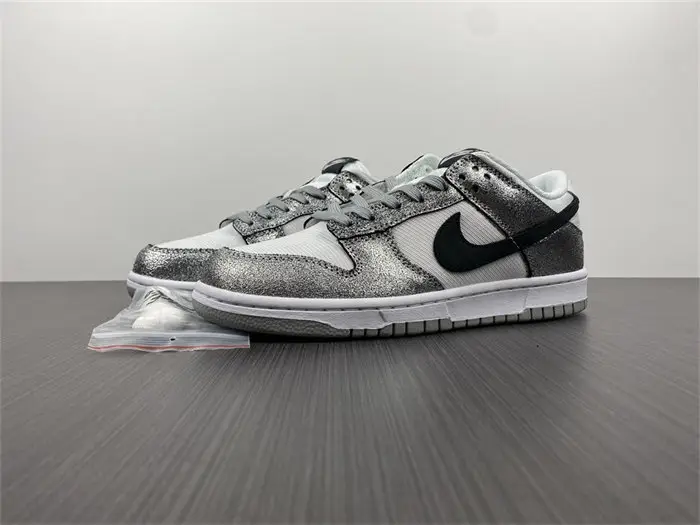 Nike Dunk Low Golden Gals Metallic Silver
