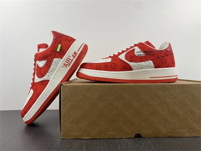 LV Nike Air Force 1 Low By Virgil Abloh White