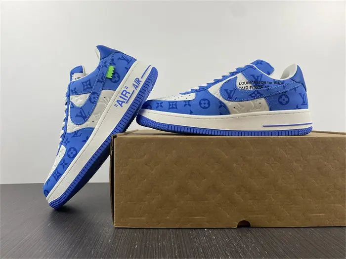 LV Nike Air Force 1 Low By Virgil Abloh White
