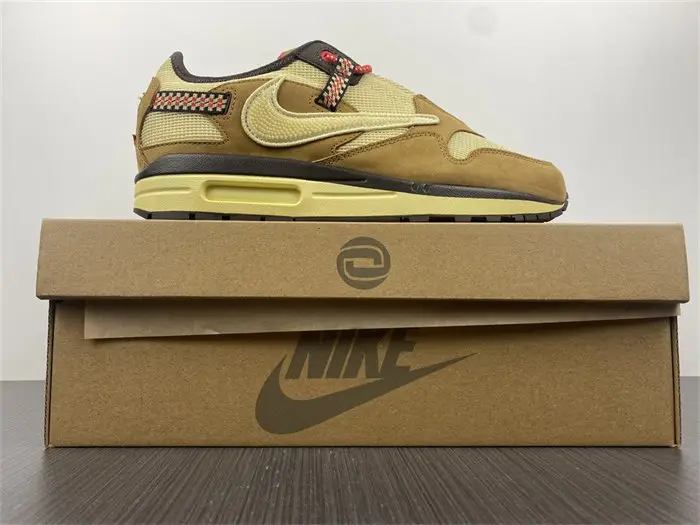 Nike Air Max 1 Travis Scott Cactus Jack Wheat Lemon 
