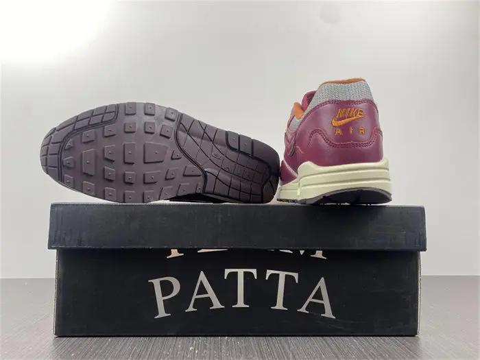Nike Air Max 1 Patta Waves Rush Maroon 