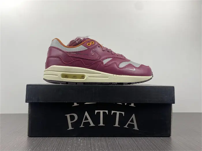 Nike Air Max 1 Patta Waves Rush Maroon 