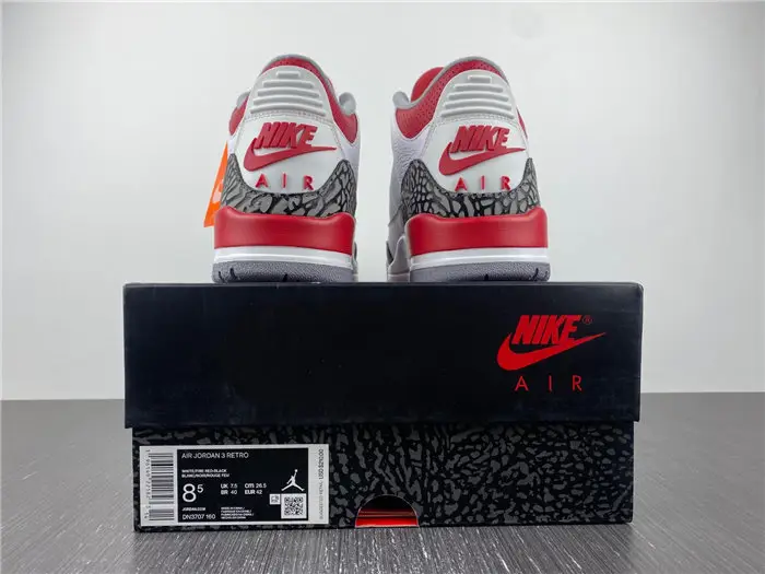 Jordan 3 Retro Fire Red 