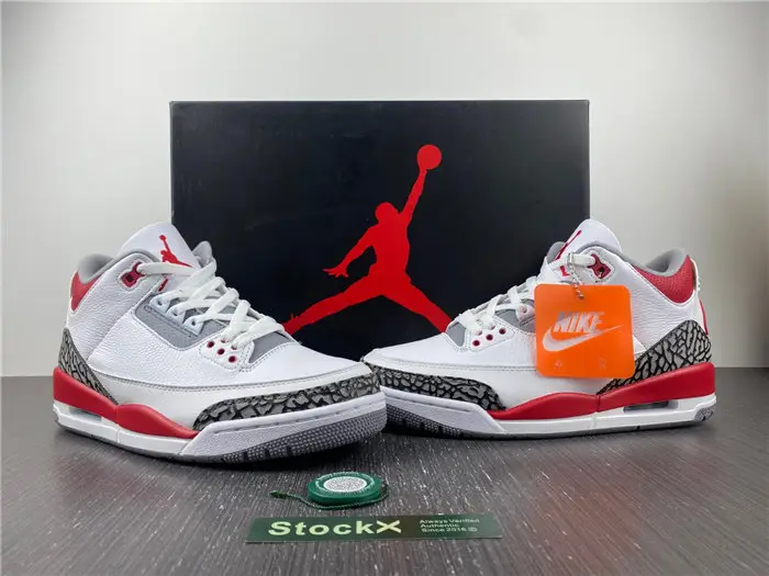 Jordan 3 Retro Fire Red 