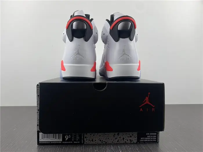 Jordan 6 Retro Infrared White 