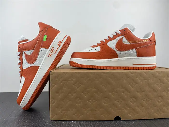 Luis Vitton Nike Air Force 1 Low By Virgil Abloh White