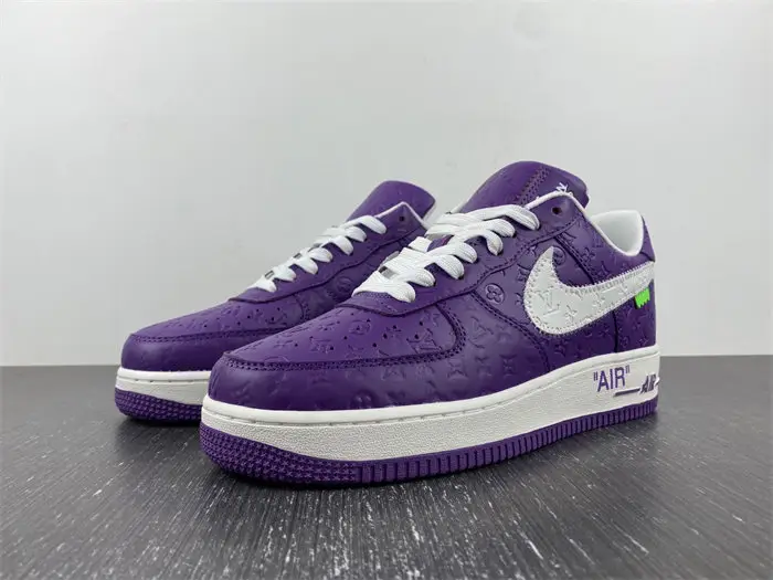 Luis Vitton Nike Air Force 1 Low By Purple