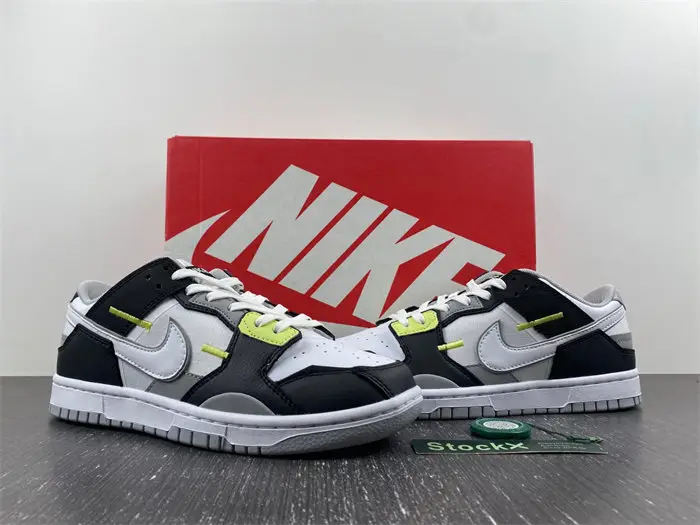 Nike Dunk Low Scrap Wolf Grey Light Lemon Twist 