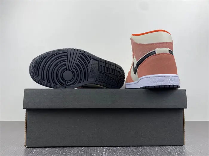 Jordan 1 Mid SE Orange Suede 