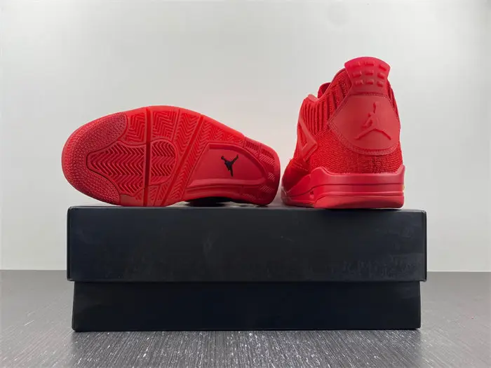 Jordan 4 Retro Flyknit Red 