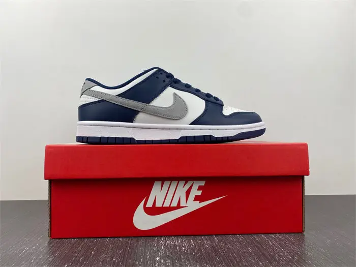 Nike Dunk Low Summit White Midnight Navy 