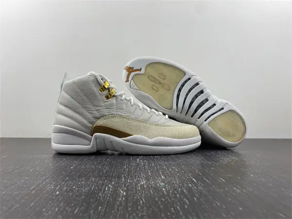 OVO x Air Jordan 12 “White” 873864-102.