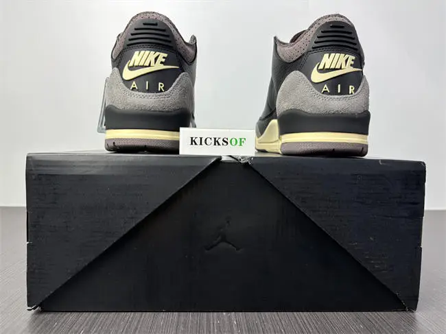 Air Jordan 3 “Black” Manière x 