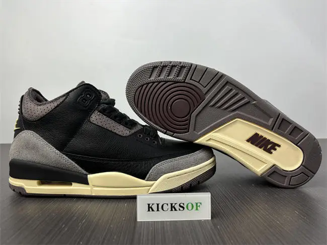 Air Jordan 3 “Black” Manière x 