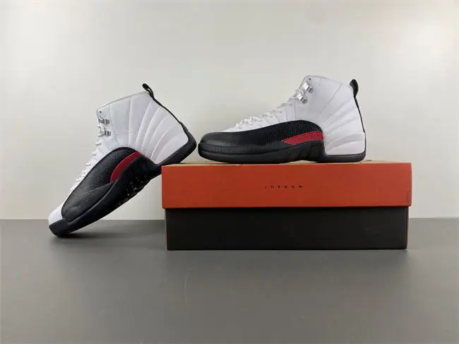 Air Jordan 12 Retro Red Taxi Flip