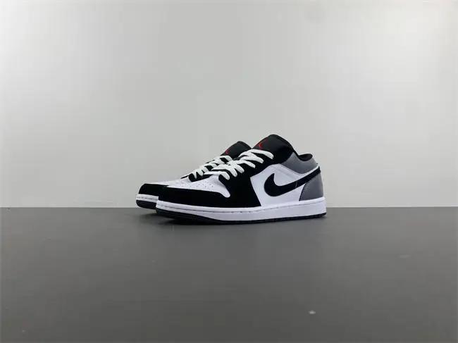 Air Jordan 1 Low SE White Fire Red Black Matte Silver 